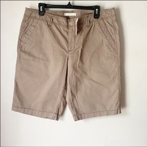 NWT Ann Taylor Loft khaki shorts
